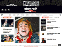 Tablet Screenshot of glamrap.pl